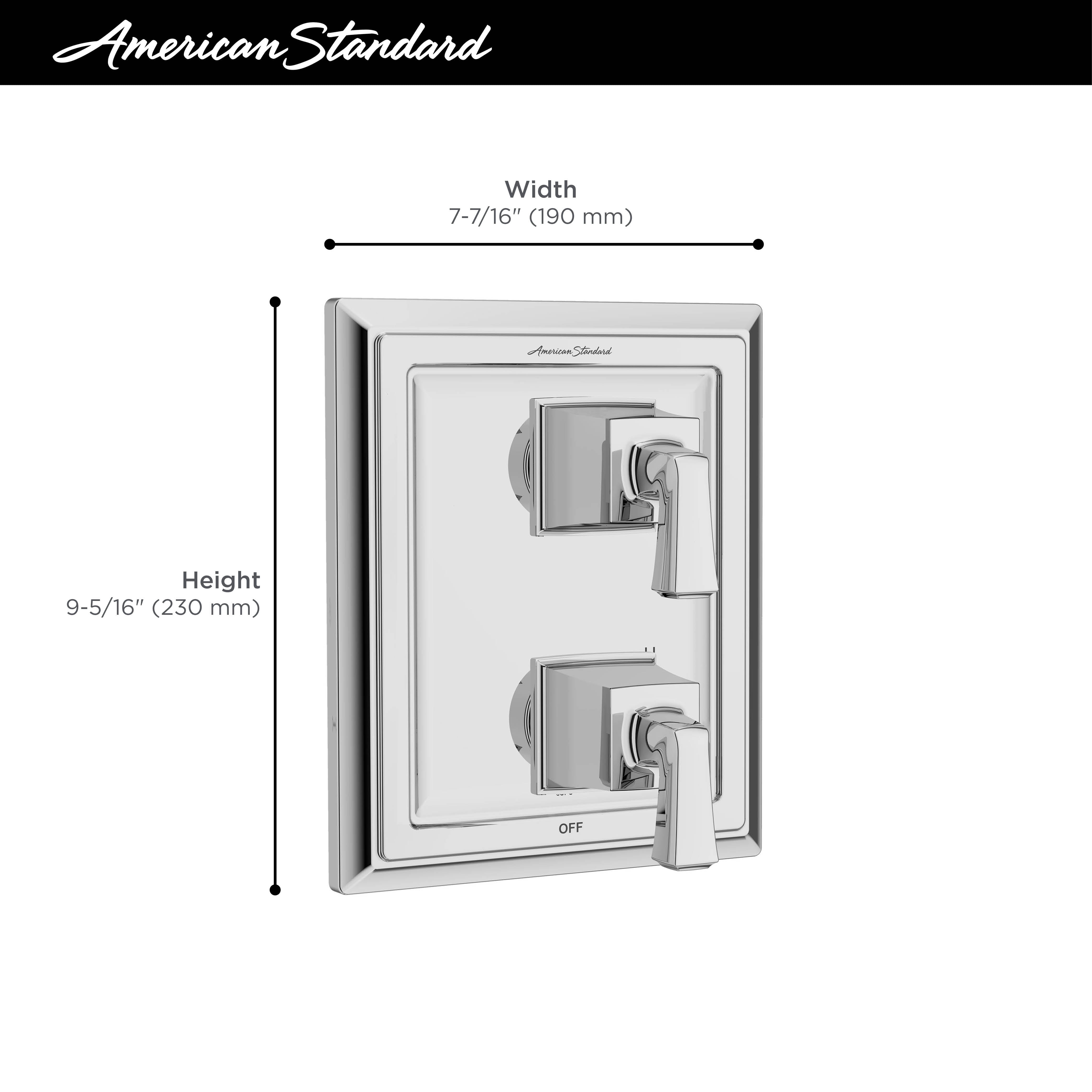 Town Square® S 2Handle Integrated Shower Diverter Trim Only